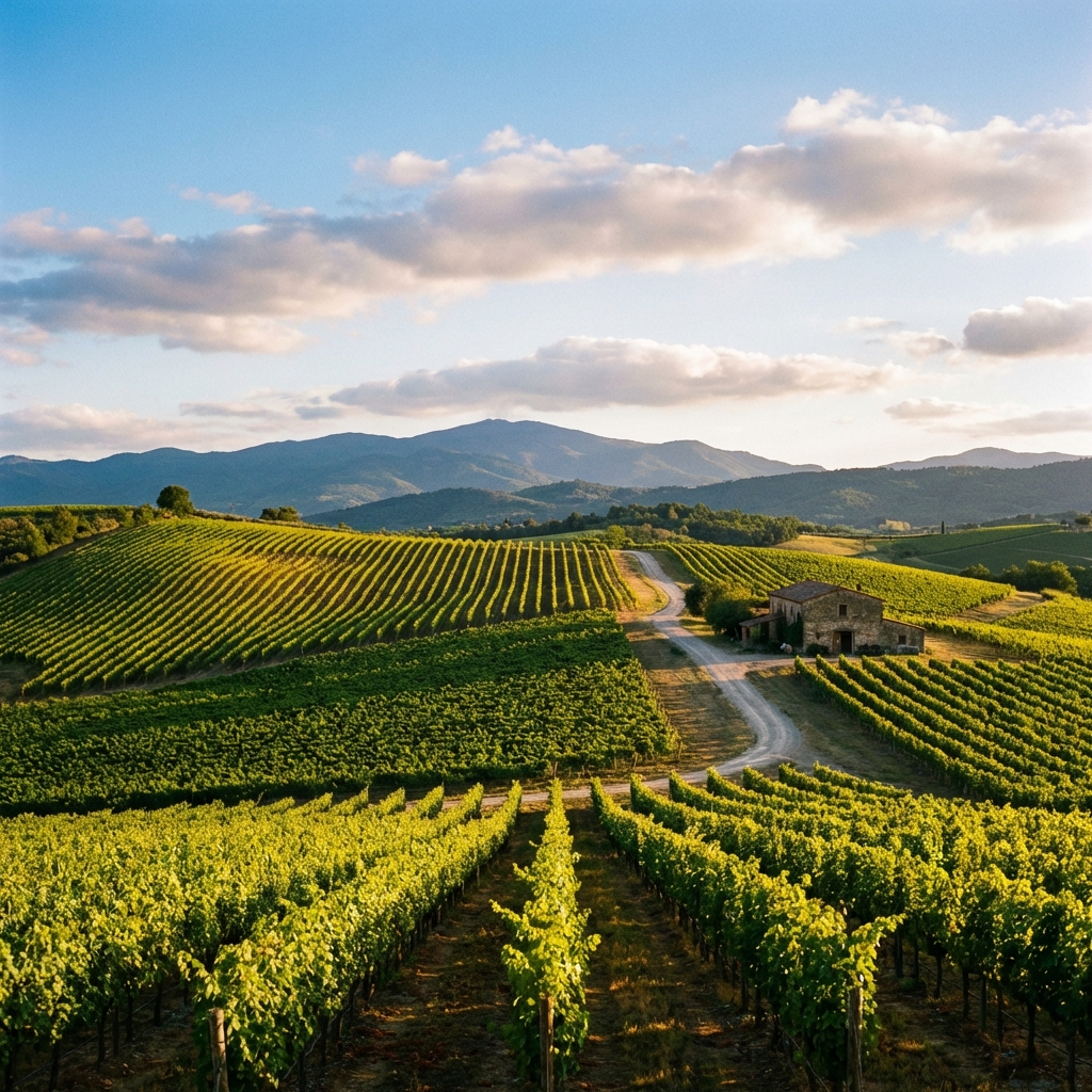 Panorama du vignoble de la Coopérative des Vignerons