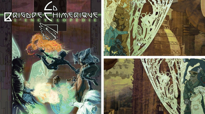 couverture de la Brigade chimerique jeu de role super heros radiumpunk